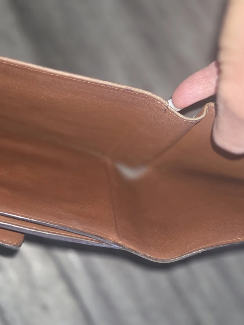 Louis Vuitton Brown Monogram Folded Wallet - Picture 6 of 9
